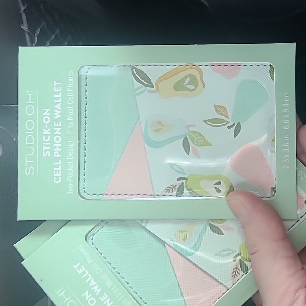NIB Studio Pear Stick on Cell Wallet